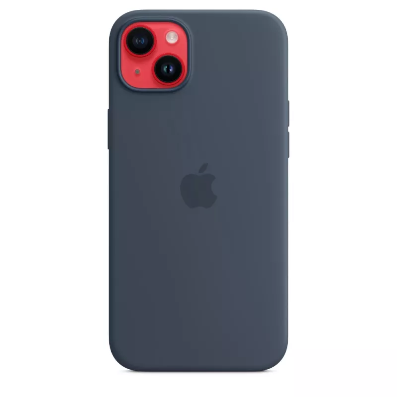 Silikoonümbris Apple iPhone 14 Plus MagSafe Storm Blue