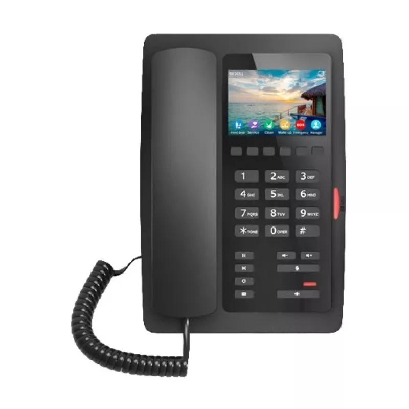 Fanvil H5W IP-telefon must 2 liini Wi-Fi