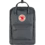 Vabaaja seljakott Fjällräven Kanken Laptop 15 tolli, hall — 280×160×400 mm, polüamiid/PP/vinüül