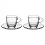 BIALETTI Moka-Tassen Set Glass ISTITUZIONALE 2 tassi