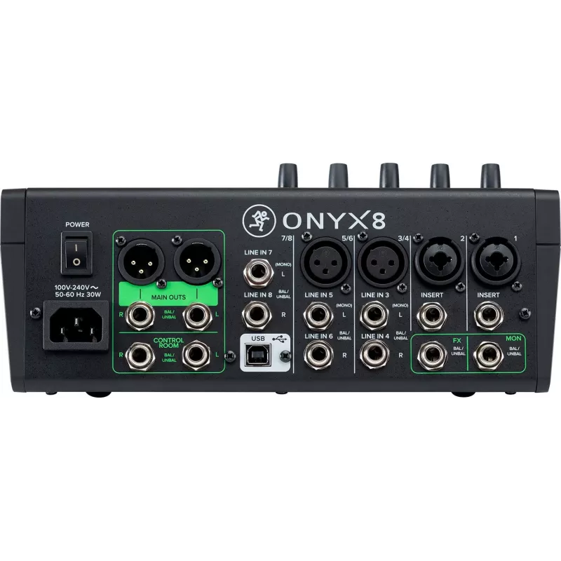 Mackie Onyx 8 - analoogmikser USB-ga