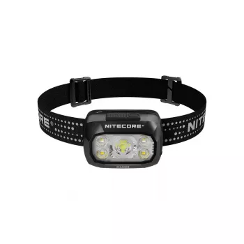 Pealamp Nitecore NU30 — kompaktne kantav LED-pealamp, kuni 500 luumenit, mitu väljundtaset, punase valguse režiim