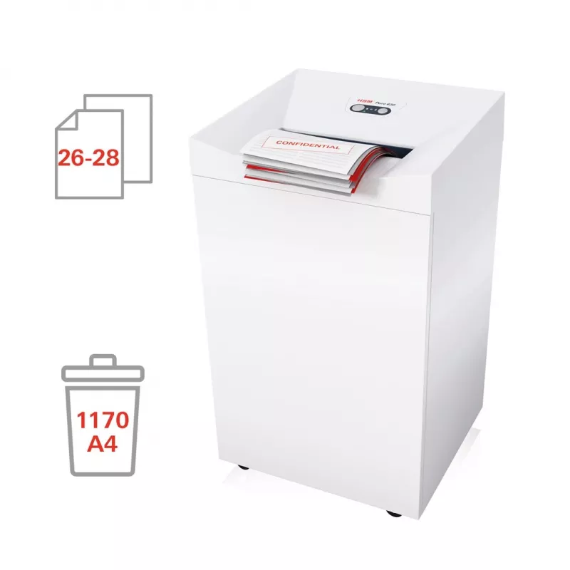 HSM Pure 630 paberipurustaja, 130 l, 3,9 mm