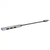 Manhattan USB-A 4-pordiline jaotur, 4x USB-A porti (1x 5 Gbps USB 3.2 Gen1 ehk USB 3.0, 3 x 480 Mbps USB 2.0), USB-toitega (välist toiteallikat pole vaja), alumiinium