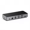Satechi Triple 4K Display Wired Dock Must Hõbedane 4K Ultra HD 60 Hz