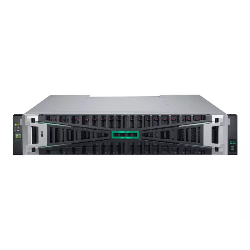 HPE MSA 2070 SFF 2x16Gb FC 4-pordiline kontroller 12x1,92TB SSD 4x16Gb SFP FC optiline transiiver 23TB salvestusmassiiv