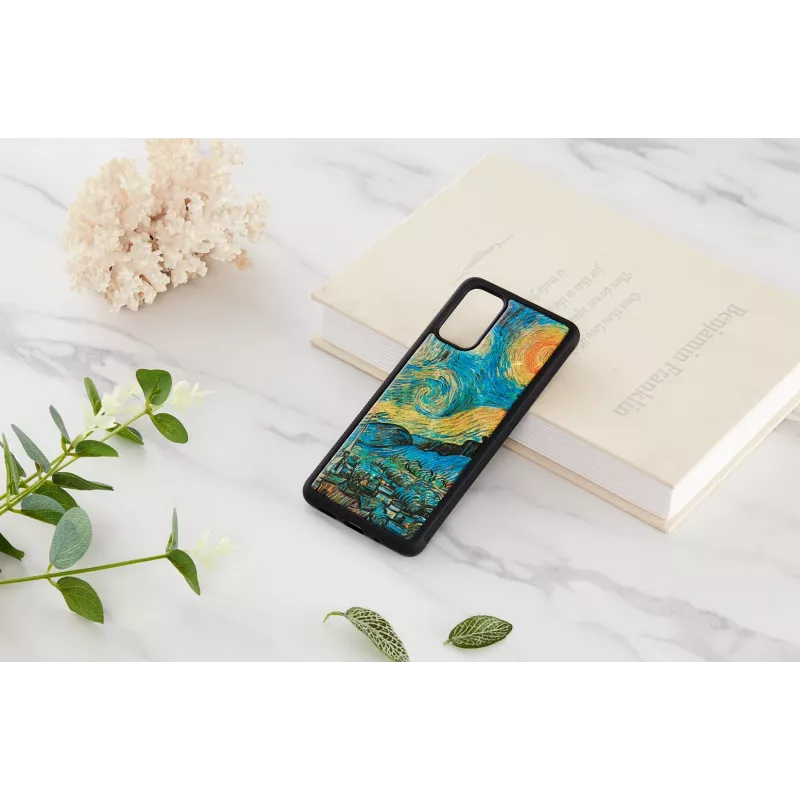 Kaitsev telefoniümbris iKins Samsung Galaxy S20+ jaoks — täheöö must