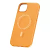 Magnetiline telefoniümbris iPhone 15 Plus Baseus Fauxther seeria (oranž)