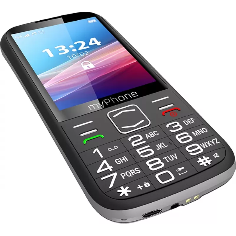 myPhone HALO 4 LTE | Must | 3.5 tolli | TFT | 128 MB | 64 MB | Kahe SIM-kaardiga | 3G | Bluetooth | Põhikaamera eraldusvõime 2 MP | 2500 mAh