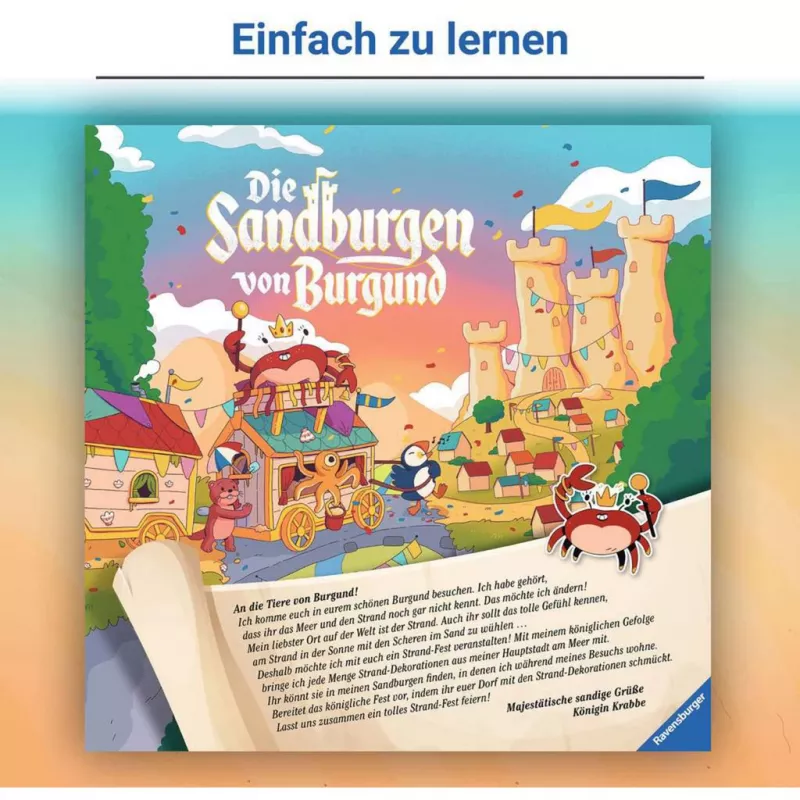 Ravensburger Die Sandburgen von Burgund, lauamäng