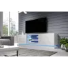 Cama TV-kapp QIU 200 MDF valge läikiv/valge läikiv