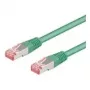 Wentronic Goobay CAT 6 paigalduskaabel, S/FTP (PiMF), roheline, 15 m - LSZH halogeenivaba, vask (68295)