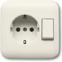 BUSCH JAEGER 4310/6 EUJ-212-500 - CEE 7/3 - 2P+E - Beež - CE - 250 V - 16 A