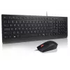 Juhtmega klaviatuuri ja hiire komplekt Lenovo Essential 4X31R64445 — USB-juhtmega täissuuruses klaviatuur ja juhtmega USB-hiir
