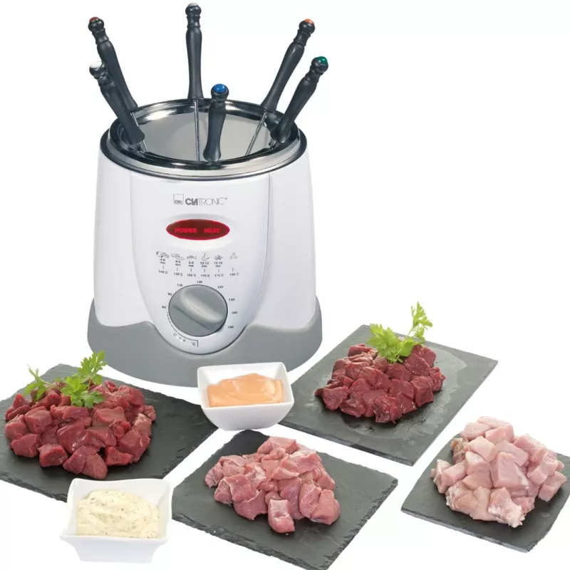 Clatronic FFR 2916 ühekordne 1 L eraldiseisev 900 W fritüür hall, valge