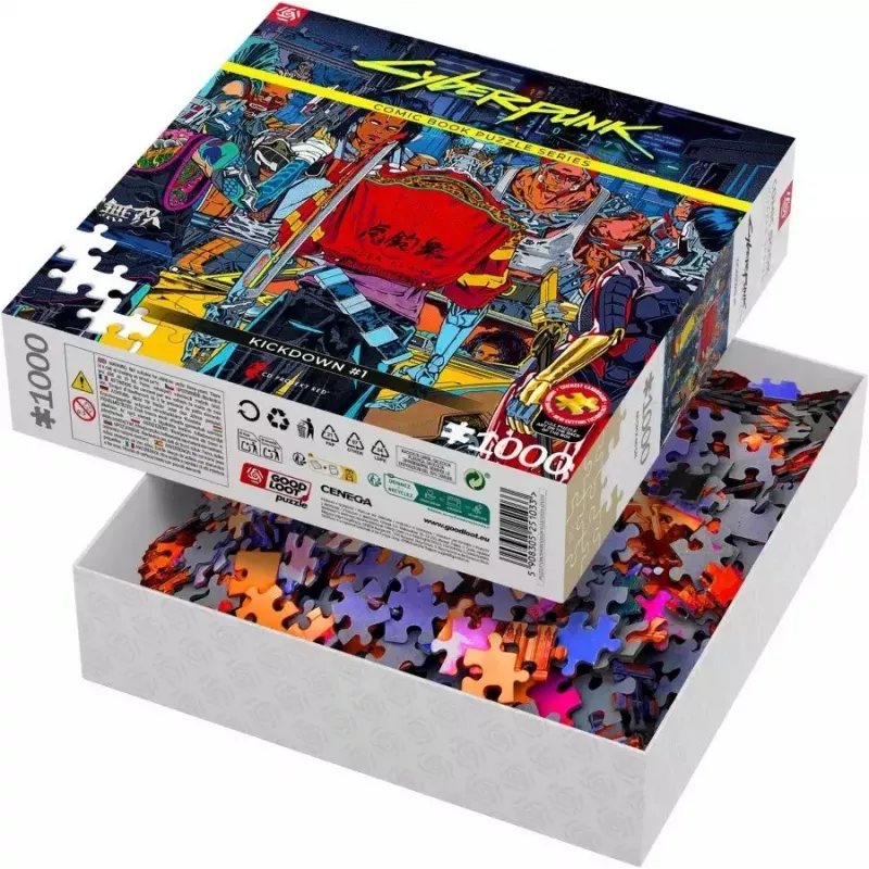 Good Loot Comic Book Puzzle: Cyberpunk 2077 Kickdown, 1000 tk