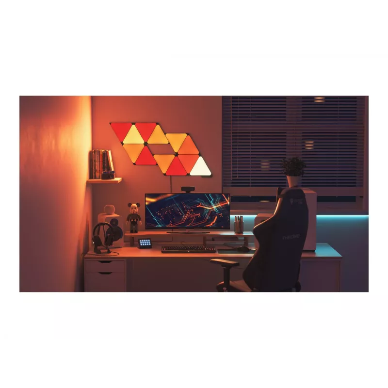 Nutipaneel Nanoleaf NL47-0101TW-3PK Wi-Fi Must 3 tk