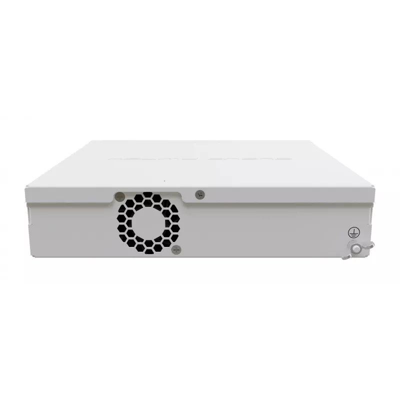 Hallatav L3 lüliti MikroTik CRS310-8G+2S+IN — 8× 2.5G RJ-45, 2× SFP+, PoE, 1U rack-paigaldus, Valge
