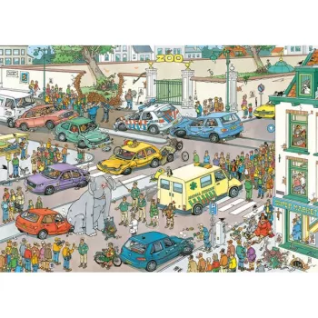 Jumbo Jan van Haasteren Jumbo geht einkaufen 1000 Pieces Puzzle (20028)