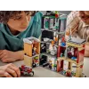 LEGO Marvel komplekt 76324 Spider-Man vs. Oscorp ehitusmänguasi, 808 detaili, 8 minifiguuri, vanusele 10+