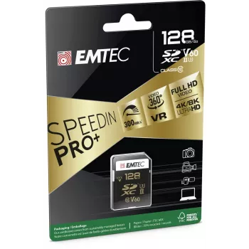 Välkmälu Emtec 128 GB UHS-II SpeedIN PRO+
