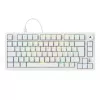 Sharkoon SGK25 75% QWERTZ USB juhtmega RGB LED klaviatuur, valge