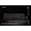 Mehaaniline mänguklaviatuur SAVIO MustOUT X2 BROWN 61-klahviga 60% USB QWERTY RGB Outemu Brown