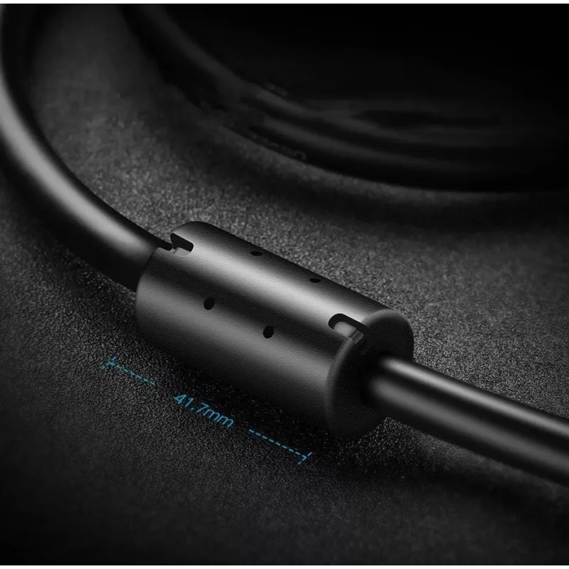 USB-kaabel UGREEN US132 Mini-USB 1 m — must, 480 Mbit/s, kiirlaadimine