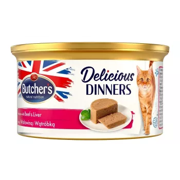 BUTCHER'S Classic Delicious Dinners veiseliha maksaga