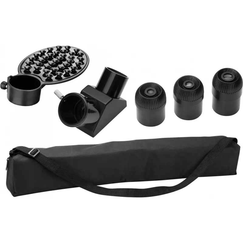 Bresser Optics CLASSIC 70/350 Refraktor 140x Must, Valge