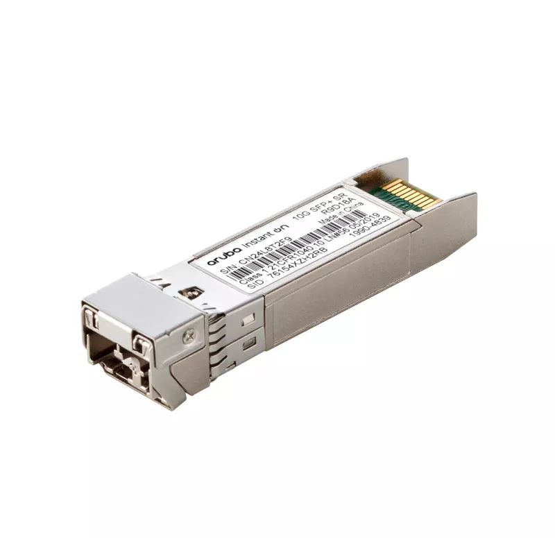 HPE Networking Instant on 10G SFP+ LC SR transiiver for Connections up to 300 Meters (R9D18A)