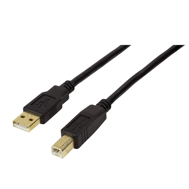 USB-kaabel LogiLink UA0264 USB 2.0 10 m USB-A USB-B Must