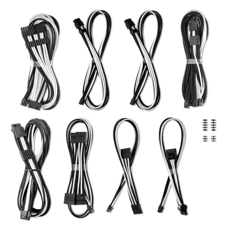 CableMod Dual StealthSense komplekt Corsair RMi/RMx valge 16-kontaktiline (2× kaablit)