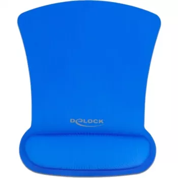 Delock Ergonomisches Mauspad mit Handballenauflage blau 255 x 207 mm (12699)