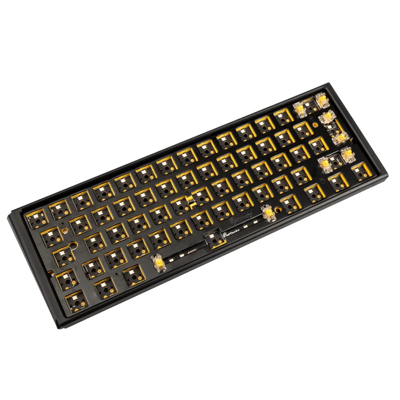 Ducky One 3 Hot-Swap Barebone Mini klaviatuur mängimiseks USB US English must