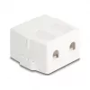 Pistikuraam DELOCK 85843 plastist valge 545x573x324 mm