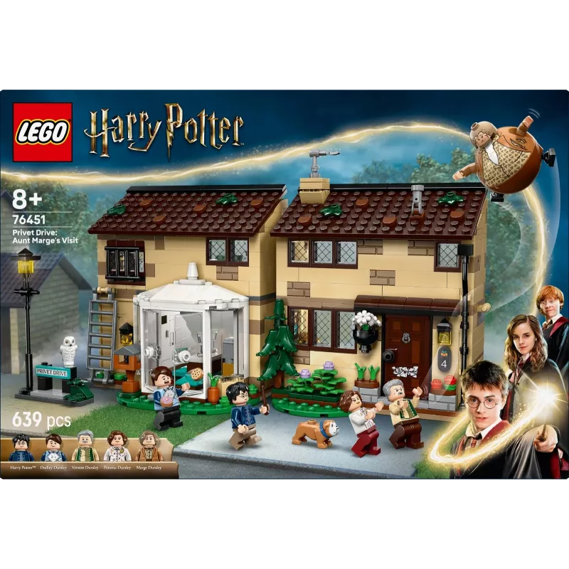 LEGO HARRY POTTER 76451 Privet Drive: Tädi Marge'i külastus