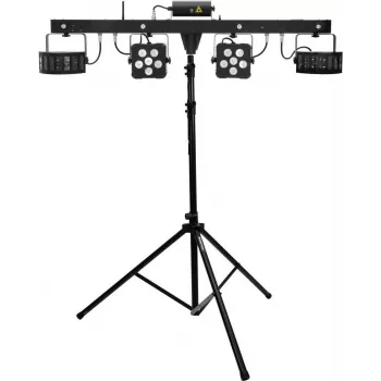 LED-laserribade komplekt EUROLITE KLS PRO FX koos M-4 kõlaristatiivide valgustussüsteemiga