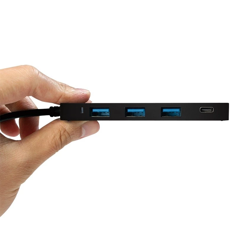 LogiLink UA0311 USB-C 3.2 Gen 2 multipordijaotur 4 porti must