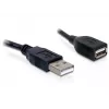 USB 2.0 pikenduskaabel DeLOCK 82457 0,15 m must