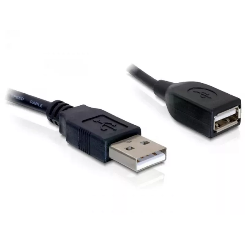 USB 2.0 pikenduskaabel DeLOCK 82457 0,15 m must