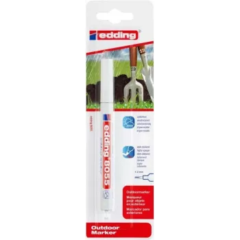 Permanent Marker Edding 8055 Fine Tip Valge Red