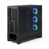 Fractal Design Pop 2 Air Must Solid mid-torniga arvutikorpus — ATX tugi, 3x 120 mm esiventilaatorit, 2,5/3,5 tollised kettapesad, 215×481×462 mm