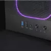 PC korpus TACENS MARS MC‑NEBULA Midi Tower karastatud klaasiga, neli 120mm aRGB ventilaatorit, toetab ATX, GPU kuni 30,2 cm
