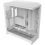 PC-korpus NZXT H9 Flow Midi Torn Valge — ATX/EATX/Micro ATX/Mini-ITX, 3x140mm ees, 1x120mm taga, 2x3.5-tollist ja 6x2.5-tollist pesa, karastatud klaas