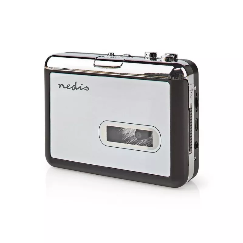 kassetikonverter Nedis ACGRU100GY USB / 3,5 mm USB-/akutoitega Hall