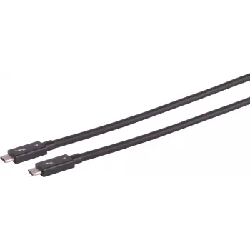 USB-C kaabel ShiverPeaks 13-72015 0.50m TB4 UltraFlex — USB4 / Thunderbolt 4 ühilduv, 0,5 m pikkus