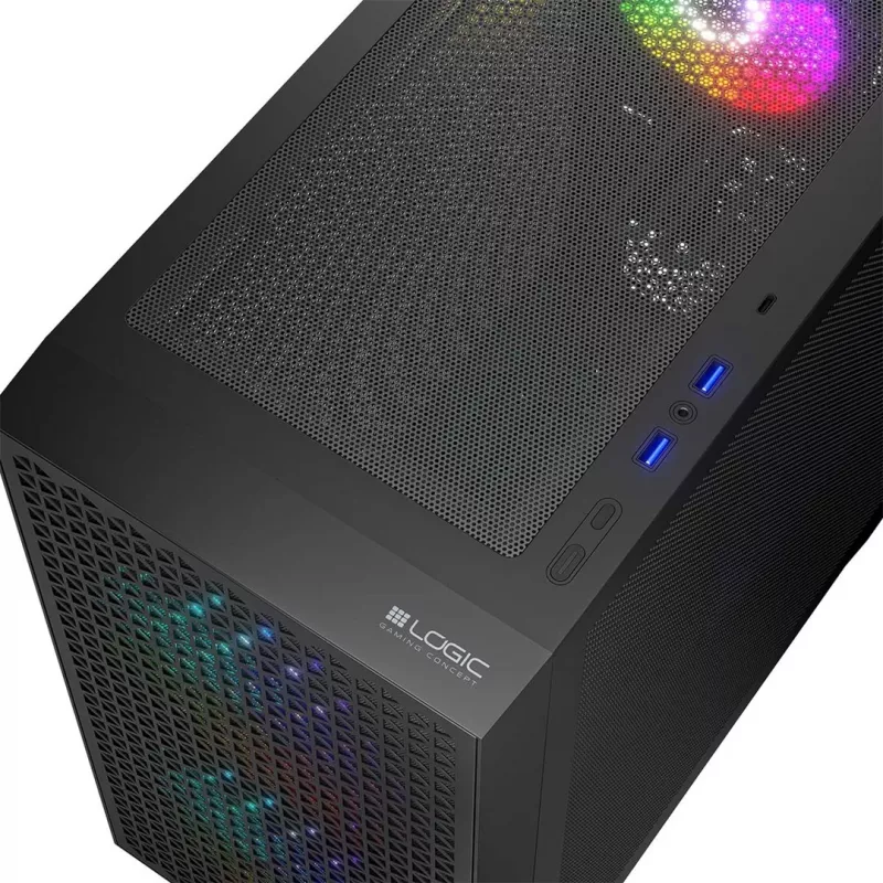 Logic DART PRO ARGB MINI USB-C PC korpus must