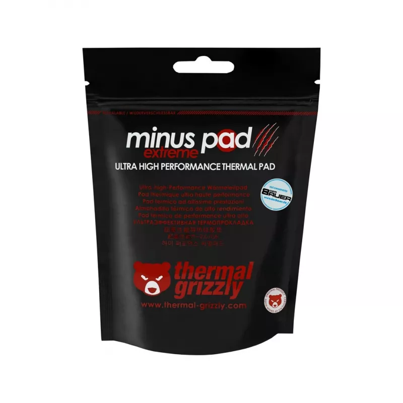 Thermal Grizzly Minus Pad Extreme jahutuspadjake soojusliidese materjalist termopadi