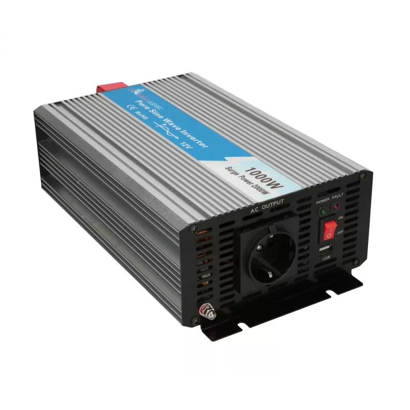 Pingemuundur Extralink OPIP-1000W 12V 230V 1000W puhas siinus